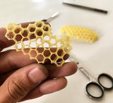 Honeycomb Pendant With Citrine