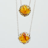 Amber Drop Necklace