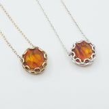 Amber Drop Necklace